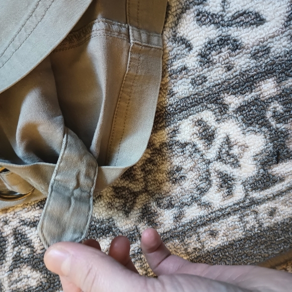 Soft Surroundings 3X Utility Cargo Pants Green Pull On Lyocell Crop Roll Tab - Picture 9 of 15